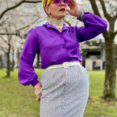Vintage Purple Blouse 
