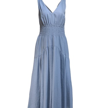 Vince - Light Blue Tiered Sleeveless Midi Dress Sz S