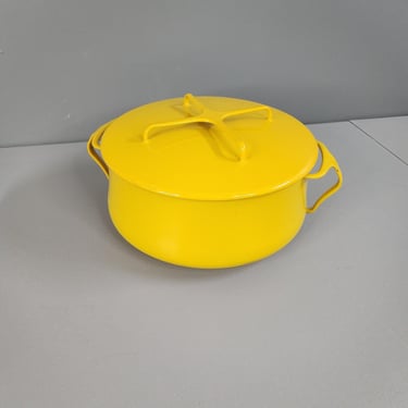 Large Yellow Dansk Kobenstyle Dutch Oven 