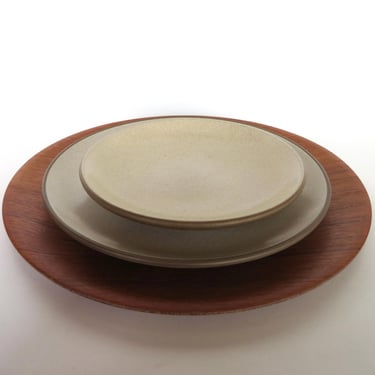 Pair of Vintage Heath Ceramics Plates in Sandalwood, 8