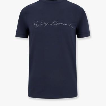 Giorgio Armani Men Giorgio Armani Blue T-Shirts