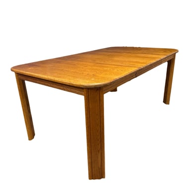 Vintage Oak Dining Table with 6 Chairs