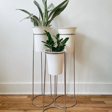 Floralware Chrome Plant Stands