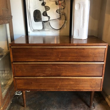 Mid Century Walnut Dresser 