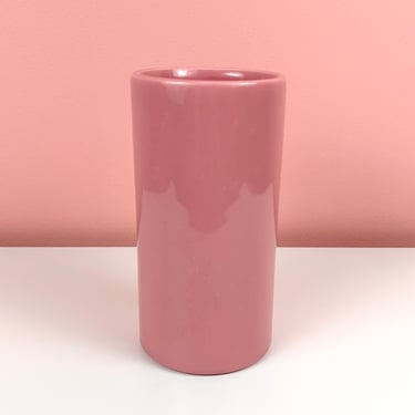 Pink Cylinder Vase 