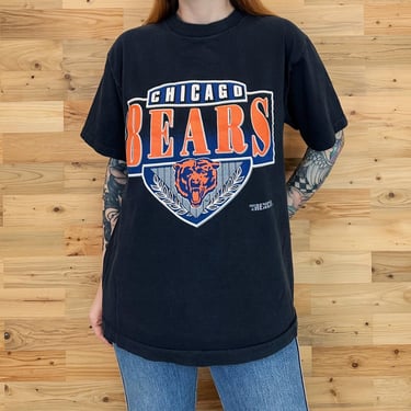 90's Vintage Chicago Bears NFL Football Team Tee Shirt T-Shirt 