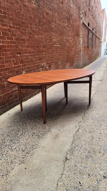 Danish Teak Dining Table by Arne Vodder for Sibast