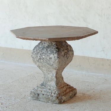 Diminutive 19th C. Matched Stone & Marble Center Table