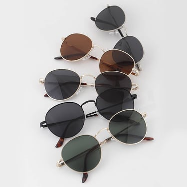 Classic Tinted Round Sunglasses