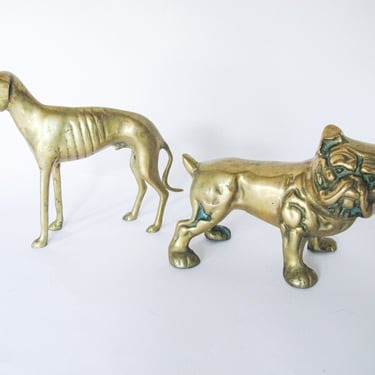 Brass Bulldog Greyhound Each Sold Separately 