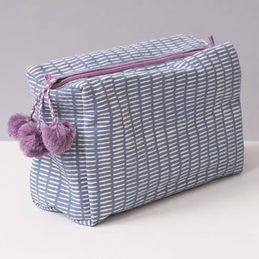 Toiletry Bag | Violet Stripes Cloud