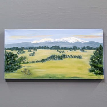 Original Kim Roberts "Mountain Blanca" Oil on Canvas