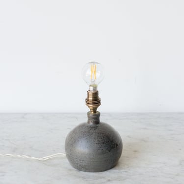 Petite Stoneware Lamp | Signed by Artist