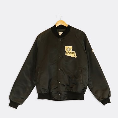 Vintage NFL Giants Team Bomber Button Up Jacket