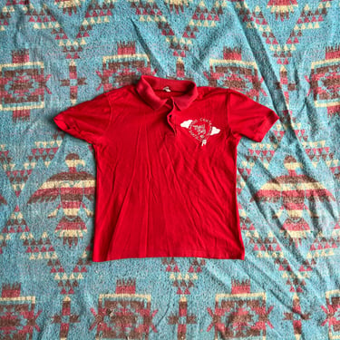 Vintage 1981 Edgewood College Centennial Polo Shirt 