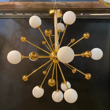 NEW 12-Light 'Fleur' Sputnik Style Chandelier by Focal Decor