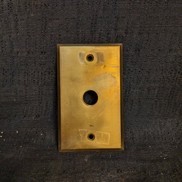 Brass Single Gang Switch Covers 2.75 x 4.5