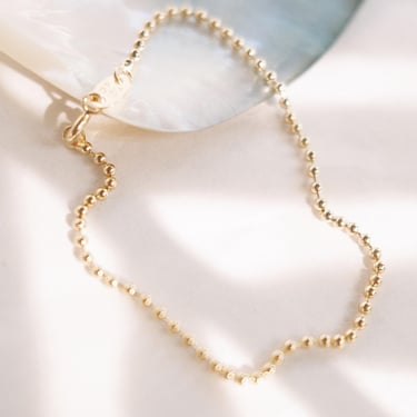 Gold Ball Chain Bracelet - Kaila 