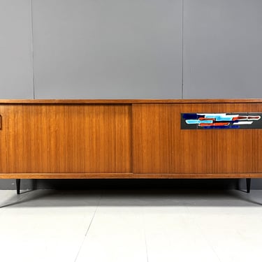 Mid century belgian sideboard, 1960s - mid century modern sideboard - vintage sideboard - large sideboard 