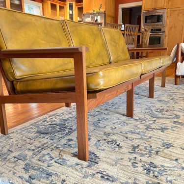 Teak 3-Seater Capella Sofa by Illum Wikkelsø for Niels Eilersen, 1960s