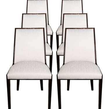 Contemporary Modern Set of 6 Costantini Pietro Dining Room Chairs 