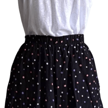 90s Vintage Polka Dot High Rise Culotte Shorts By Krush Of California