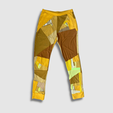 yellow 'all-over reroll' jogger