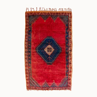 Vintage Moroccan Rug | 4'1" x 7'