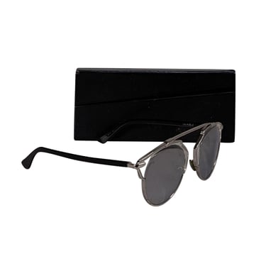 Christian Dior - Silver Metallic Aviator Sunglasses