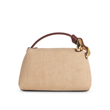 Jw Anderson 'The Corner' Crossbody Bag In Beige Leather Blend Women