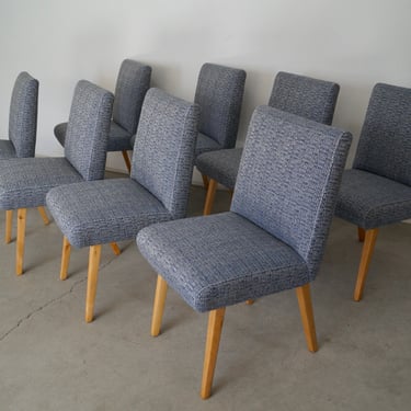 Set of 8 Mid-century Modern Dining Chairs - Professionally Restored! 