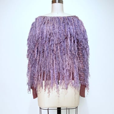 Purple Fringe Vintage Sweater from Best Dressed Alaska Collection