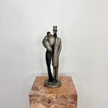 90年代メキシコで購入した男女の石膏像 Austin Sculpture社製
