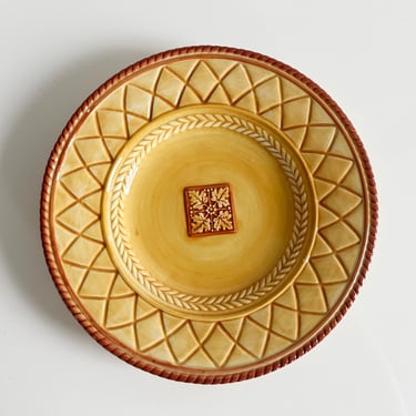 Fitz & Floyd Del Vino Collection Canape Plate 9.75" China Vintage 1990s 