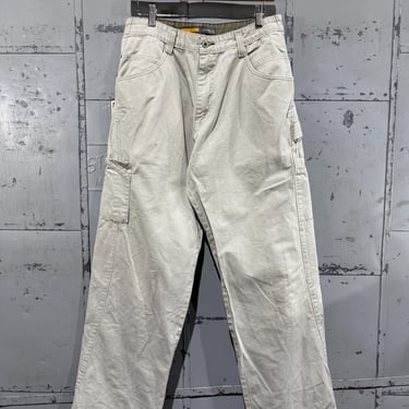 Vintage 1990s Levi's Silvertab Khaki Pants technical design cargo carpenter style Size 32x32 