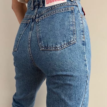 Vintage Medium Wash Bongo Five Pocket Denim Jeans