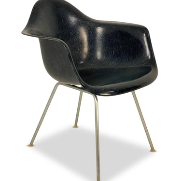 Herman Miller 2nd Generation Navy Shell Chair, Circa Late 1950s - *Please ask for a shipping quote before you buy. 