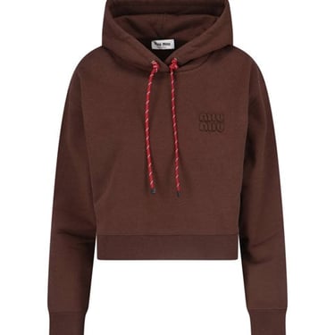 Miu Miu Women Logo Hoodie