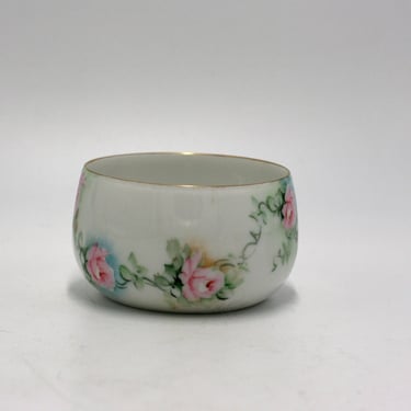 vintage victorian hand painted porcelain cup or dish 