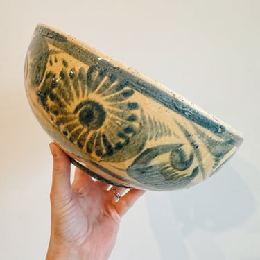 Glazed Terracotta Mixing Bowl