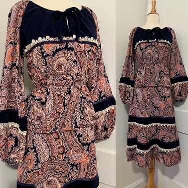 1970s Ragtime 2 piece prairie set // 26