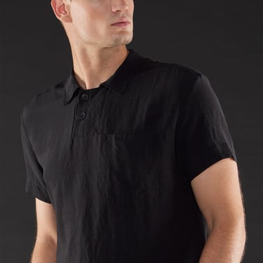 Asymmetric Front Detail Polo Shirt