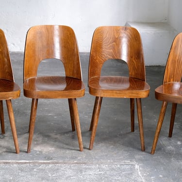 1 of 4 Mid Century chairs by Oswald Haerdtl 