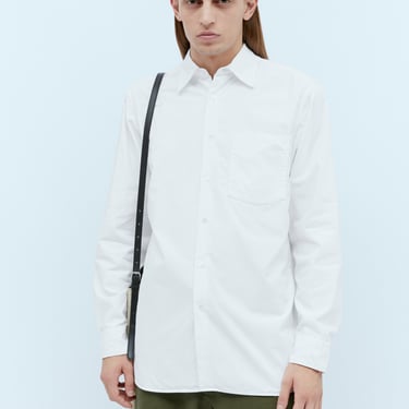 Dries Van Noten Men Patch Pocket Cotton Shirt