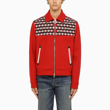 Amiri Wool Jacket With Diamond Pattern Men