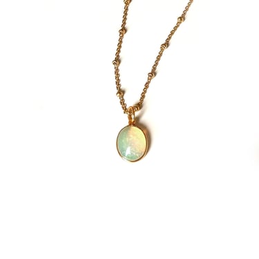 Clarity Necklace (Opal)