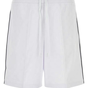 Gucci Men Embroidered Nylon Blend Bermuda Shorts