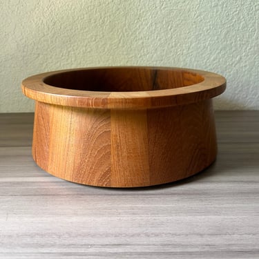 Vintage Dansk teak wood Salad bowl by Jens Quistgaard, Dansk International Designs LTD Denmark 