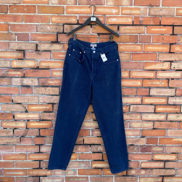 vintage 80s blue dark wash guess jeans / 32