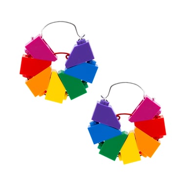 Rainbows Mini Hoops